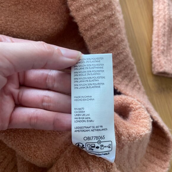 Free People Women's Jaci Sweater Dress Tan Brown - Medium - Picture 7 of 7